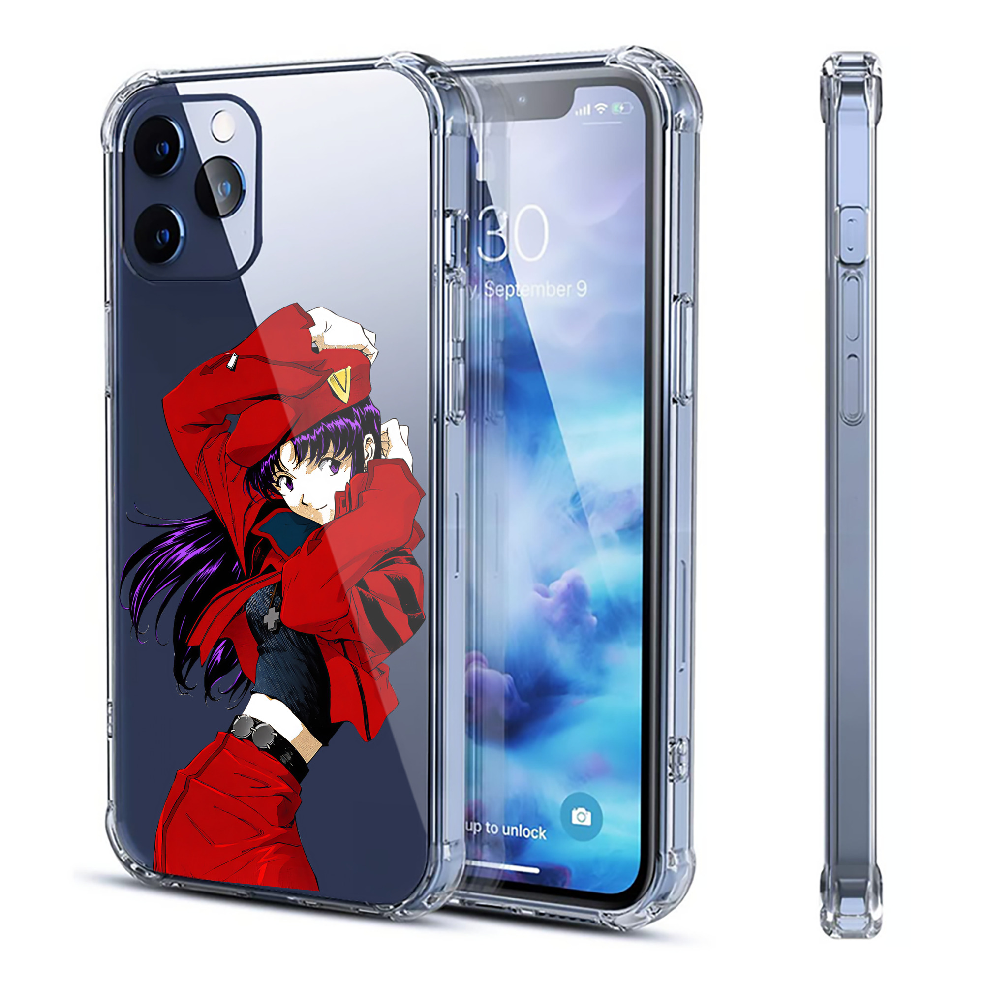 （画像用） EVA 新世紀エヴァンゲリオン 【iPhone 12シリーズ対応】透明スマホケース（クリアソフトケース）